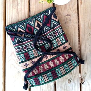 LAST CHANCE- Boho Drawstring Backpack